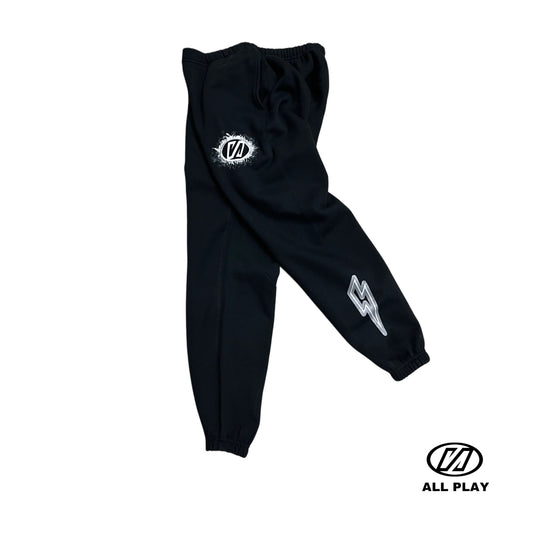 Black burnt whole sweats 2.0