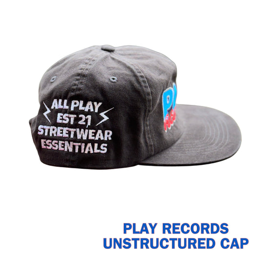 Play Records Unstructured Cap